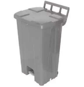 CESTO PLÁSTICO QUADRADO COM PEDAL SEM RODAS 100L JSN