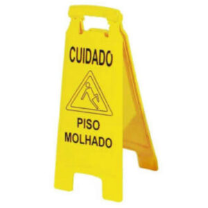 PLACA SINALIZADORA PARA PISO MOLHADO
