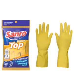 LUVA MULTIUSO AMARELA SANRO TOP