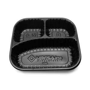 MARMITEX PRETA 3 DIVISÓRIAS