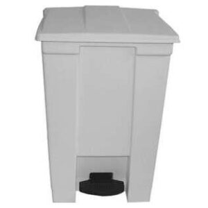 CESTO BRANCO COM PEDAL BRALIMPIA